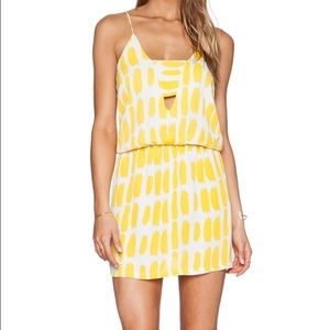 Karina Grimaldi Matilda mini dress in yellow