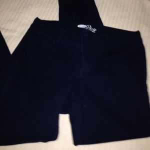 Old Navy Pixie Mid Rise Ankle Pants - navy blue