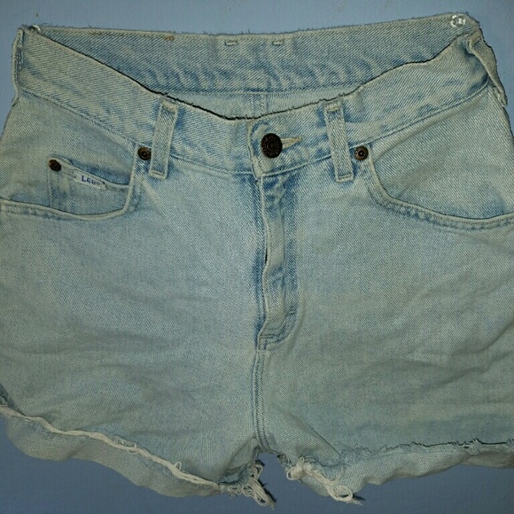 Vintage High-waisted Jean Shorts