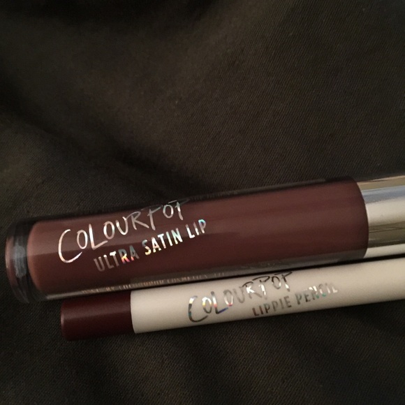 Colourpop Too Lips Ultra Satin Matte and Lipliner