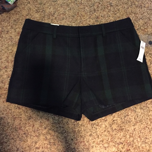 Plaid Winter shorts from GAP
