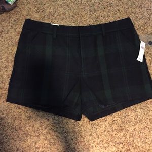 Plaid Winter shorts from GAP