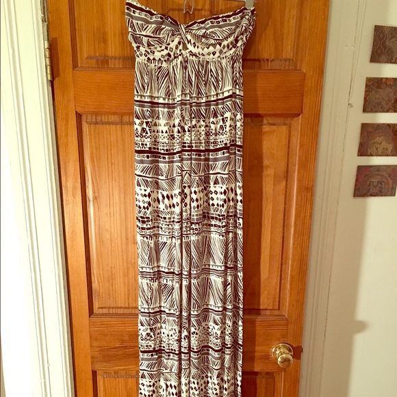 Rachel Pally geometric sweetheart maxi dress