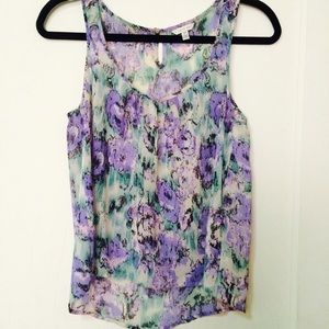 ✨SALE✨F21 Heritage Sheer Floral Tank | Sm