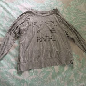 "See You at the Barre" Long Sleeve T Shirt