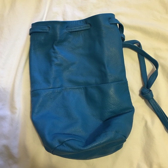 Cobalt Blue Cross Body Leather Bag