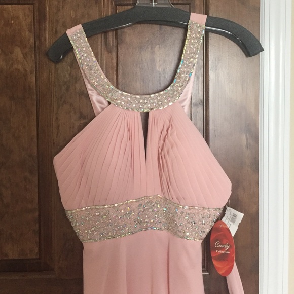 NEW BLUSH PROM DRESS