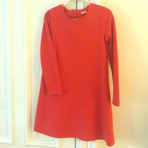 Club Monaco mini shift dress in tomato red