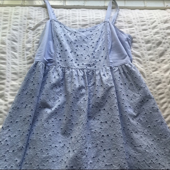 little blue dress