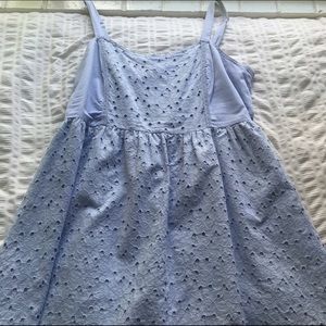 little blue dress