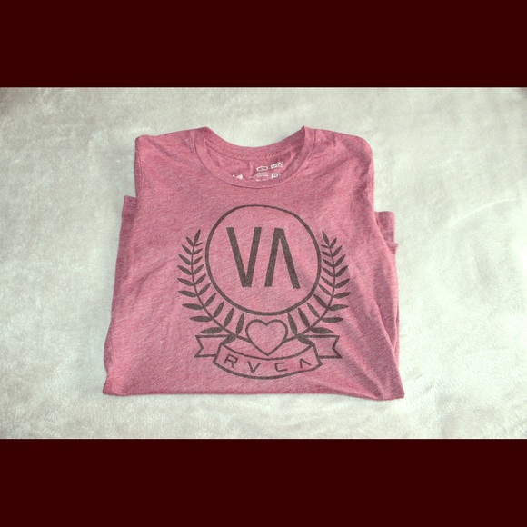 RVCA Maroon Tee