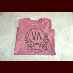 RVCA Maroon Tee