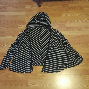 Hooded cardigan