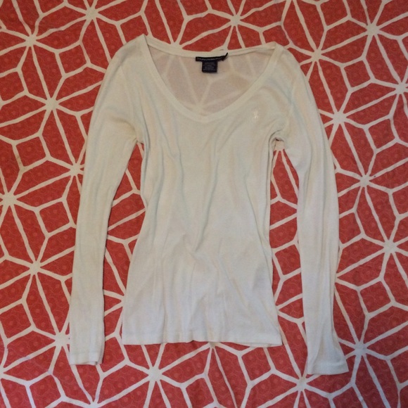 Ralph Lauren Longsleeve V Neck Tee