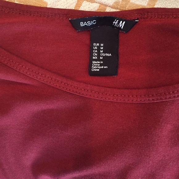 Rust colored H&M basic top - Picture 2 of 2