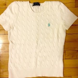 Polo Ralph Lauren Short Sleeve Cable Knit Sweater