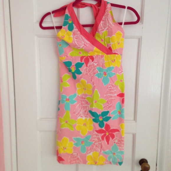 Lilly Pulitzer halter top dress EUC