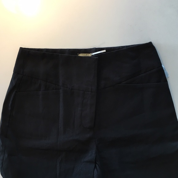 NEW Max Studio Linen Black Pants
