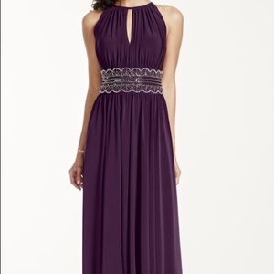 Elegant Eggplant Dress