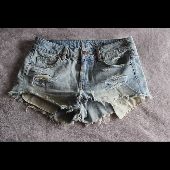 American Eagle "Festival Shortie" Denim Shorts