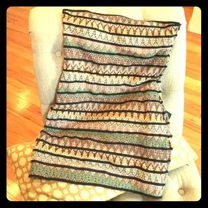Multi colored lightweight knit dress. Forever21