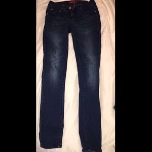 YMI WannaBettaButt Jeans-Tiny bleach on back ankle