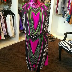 Ladies multi colored dress