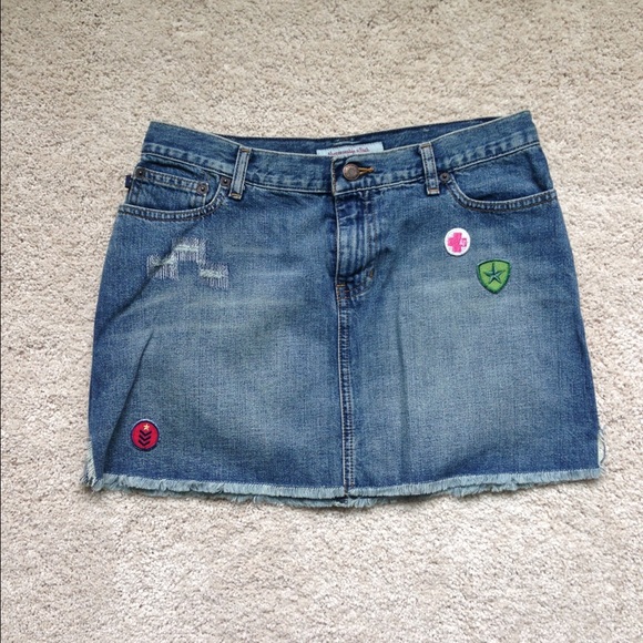 Abercrombie and Fitch denim skirt.