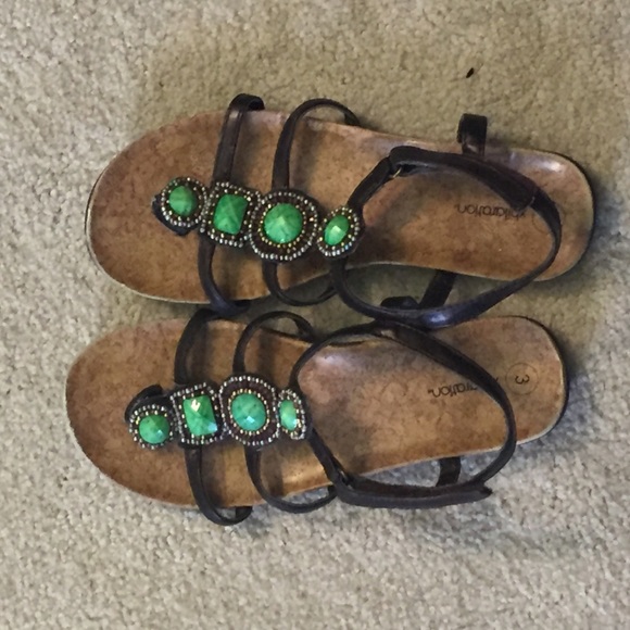Jeweled sandals
