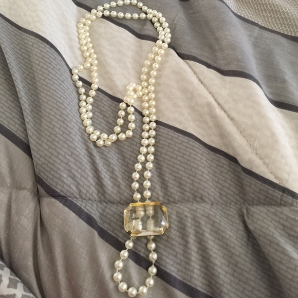 michael kors pearl necklace