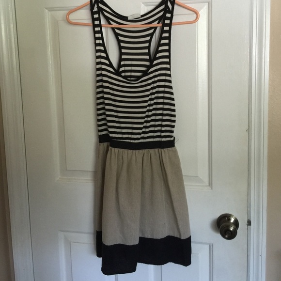 Racer back tank dress