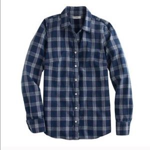 J Crew plaid boy shirt
