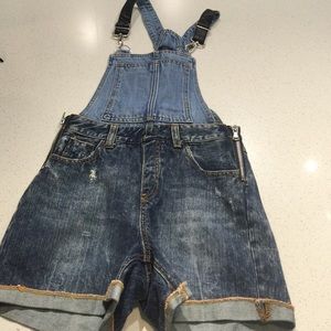 Women's overalls with leather straps NEW