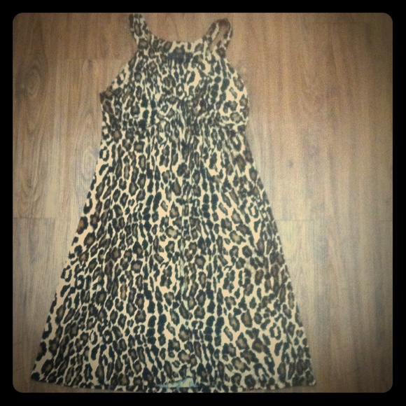 Leopard Print Sun Dress