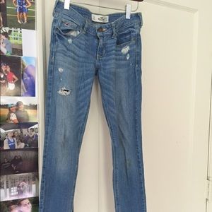 Hollister light wash skinny jean