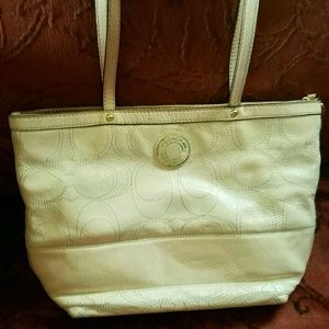 Authentic coach tote