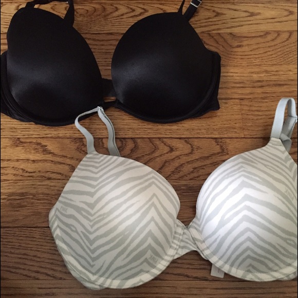 VS PINK push up bras 34D