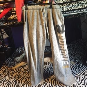 Pink Victoria Secret Purdue sweatpants