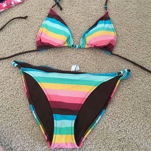 Stripped aero swim suit