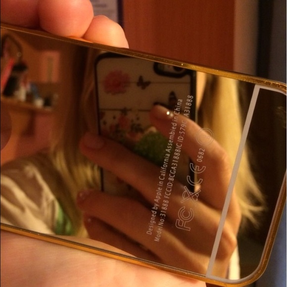 For iPhone 5 5S Mirror Back Capa Ultrathin Alumimu - Picture 2 of 2