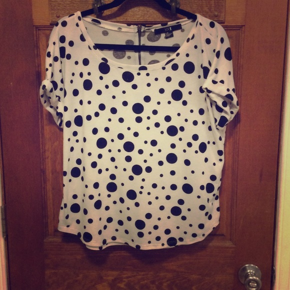 Large Forever 21 Polka Dot Top