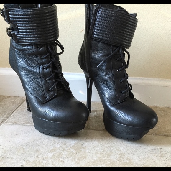 Sam Edelman heeled combat boots