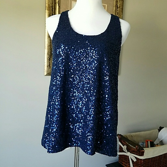 French Connection Tops - French connection sequin tank size 10