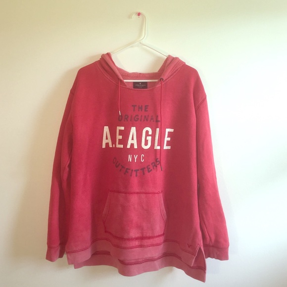 Red American Eagle Hoodie