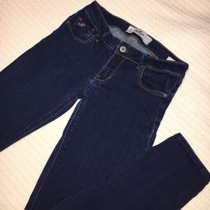 Hollister dark skinny jeans
