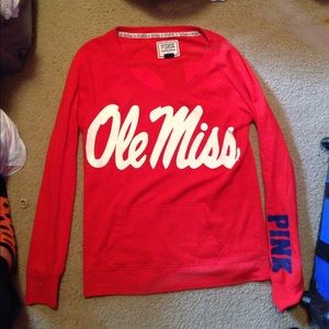 Ole Miss Victoria's Secret Pink Crewneck