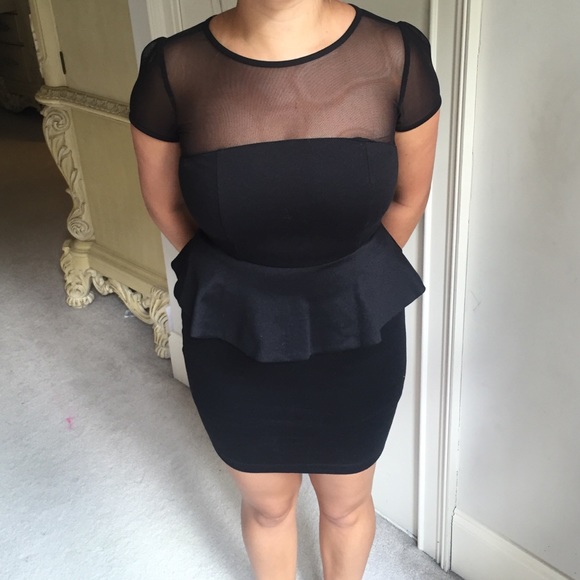 🍀Capsleeve Peplum LBD