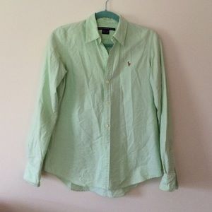 Mint Green Ralph Lauren Oxford