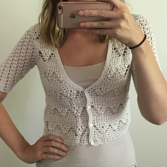 Guess Crocheted Cardigan
