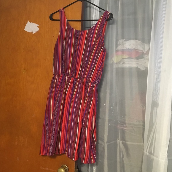 Francesca's dress S red orange